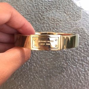 Gold Michael Kors Cuff Bracelet